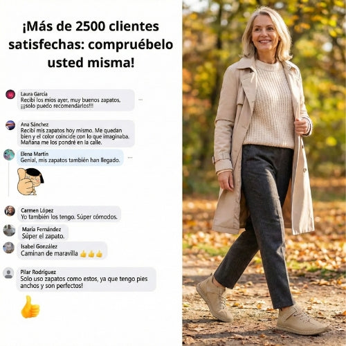 Mia™ | Zapatillas Ortopédicas cómodas e indoloras