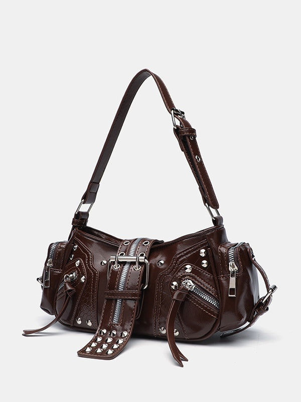 Baqueira | Bolso Bandolera con Remaches