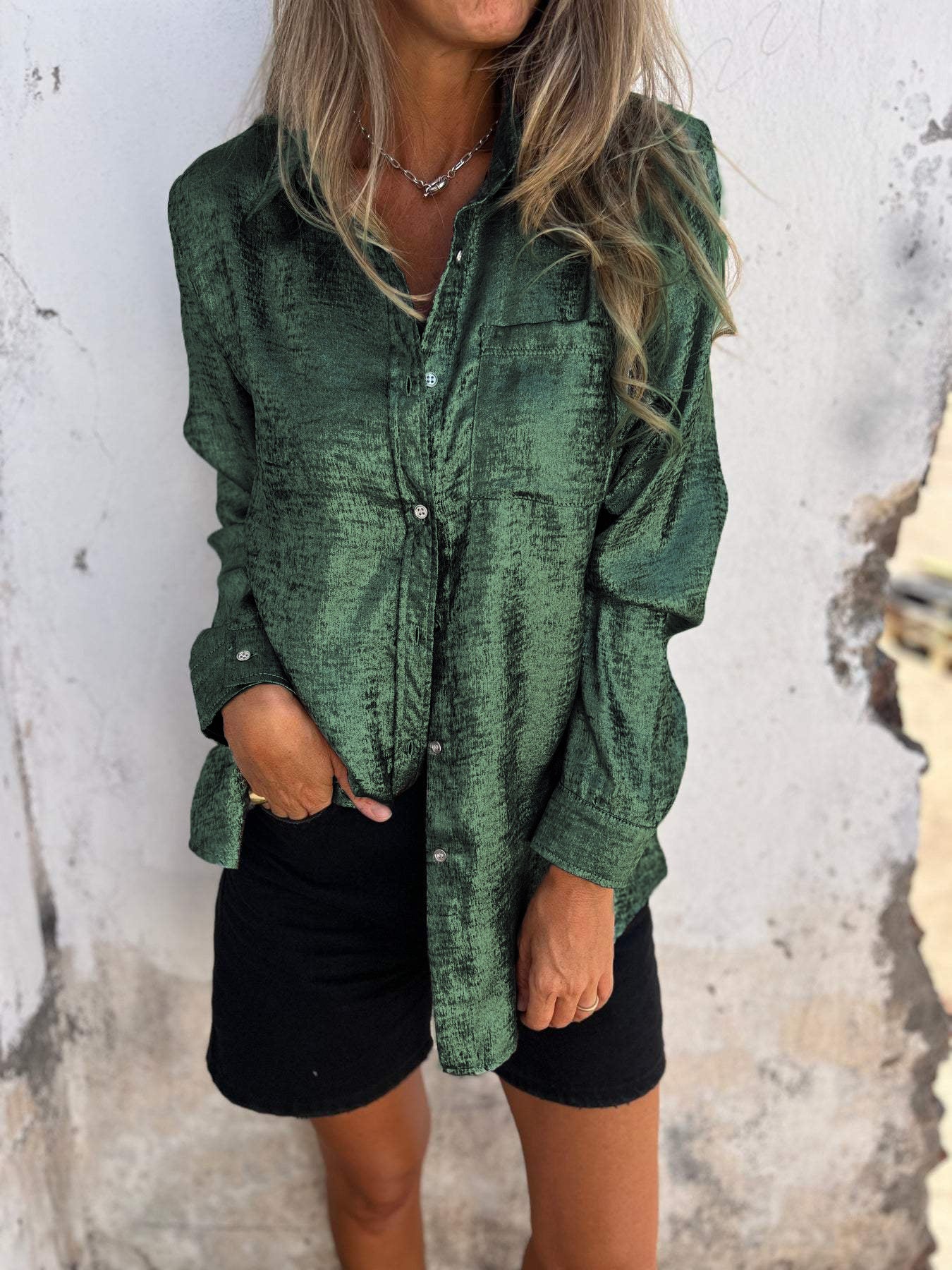 Dalia | Camisa Informal de Ante