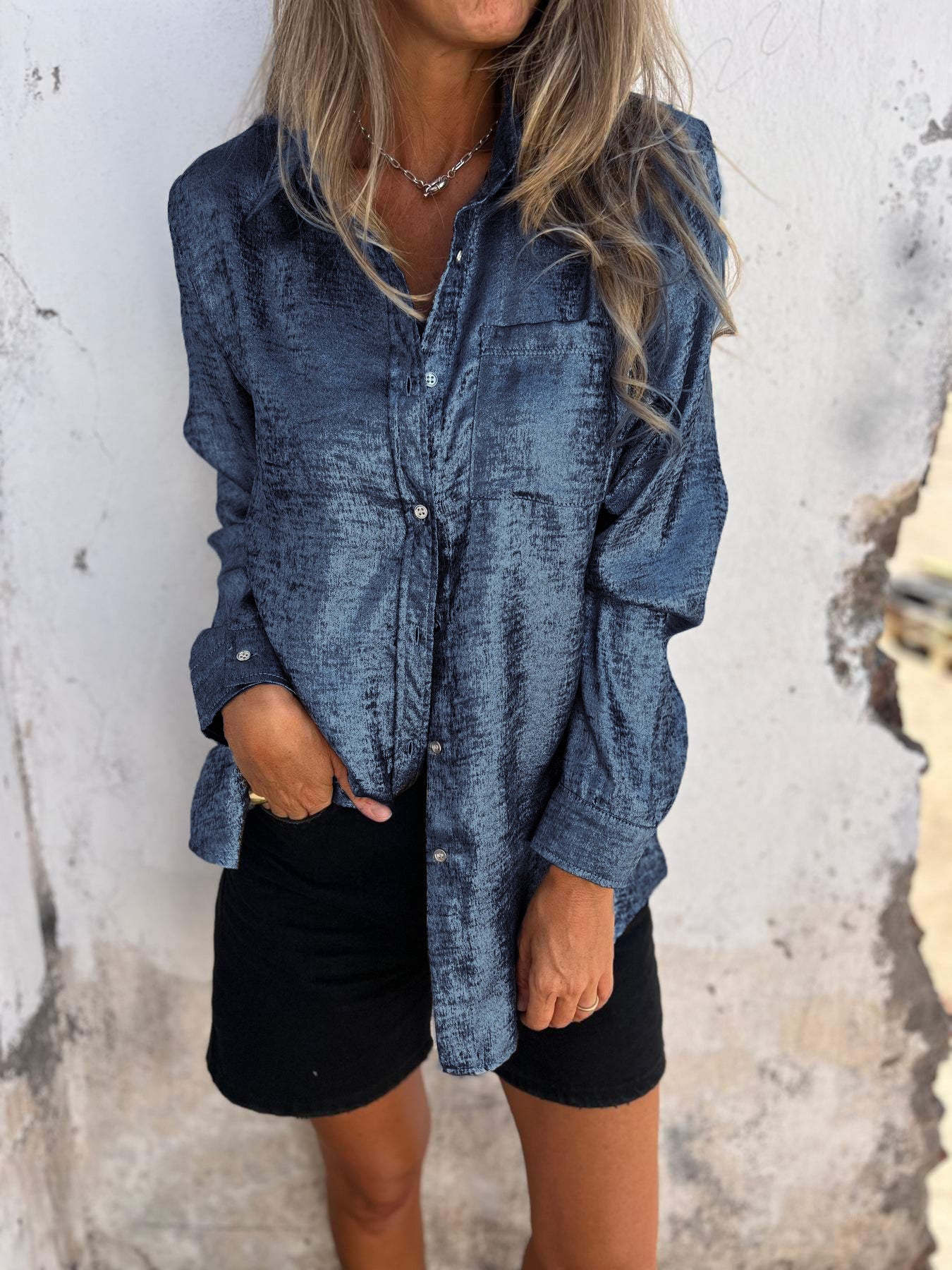 Dalia | Camisa Informal de Ante