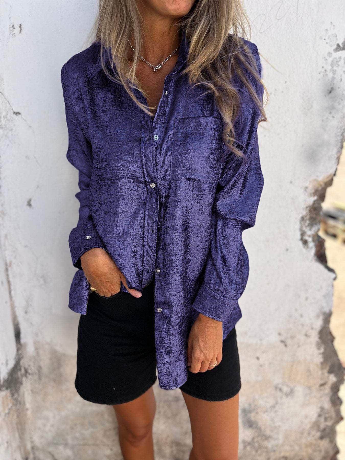 Dalia | Camisa Informal de Ante