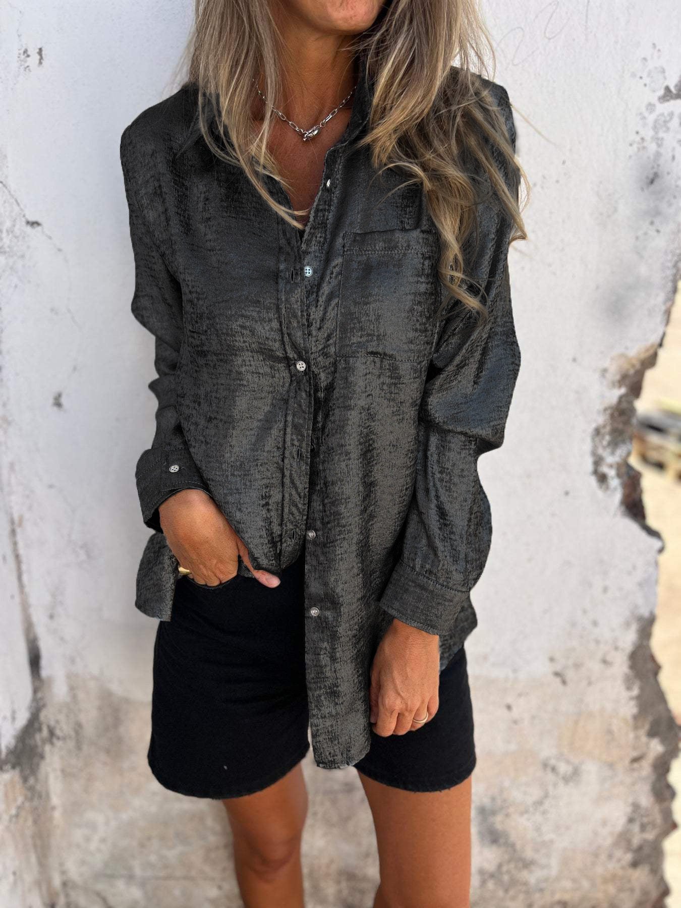 Dalia | Camisa Informal de Ante