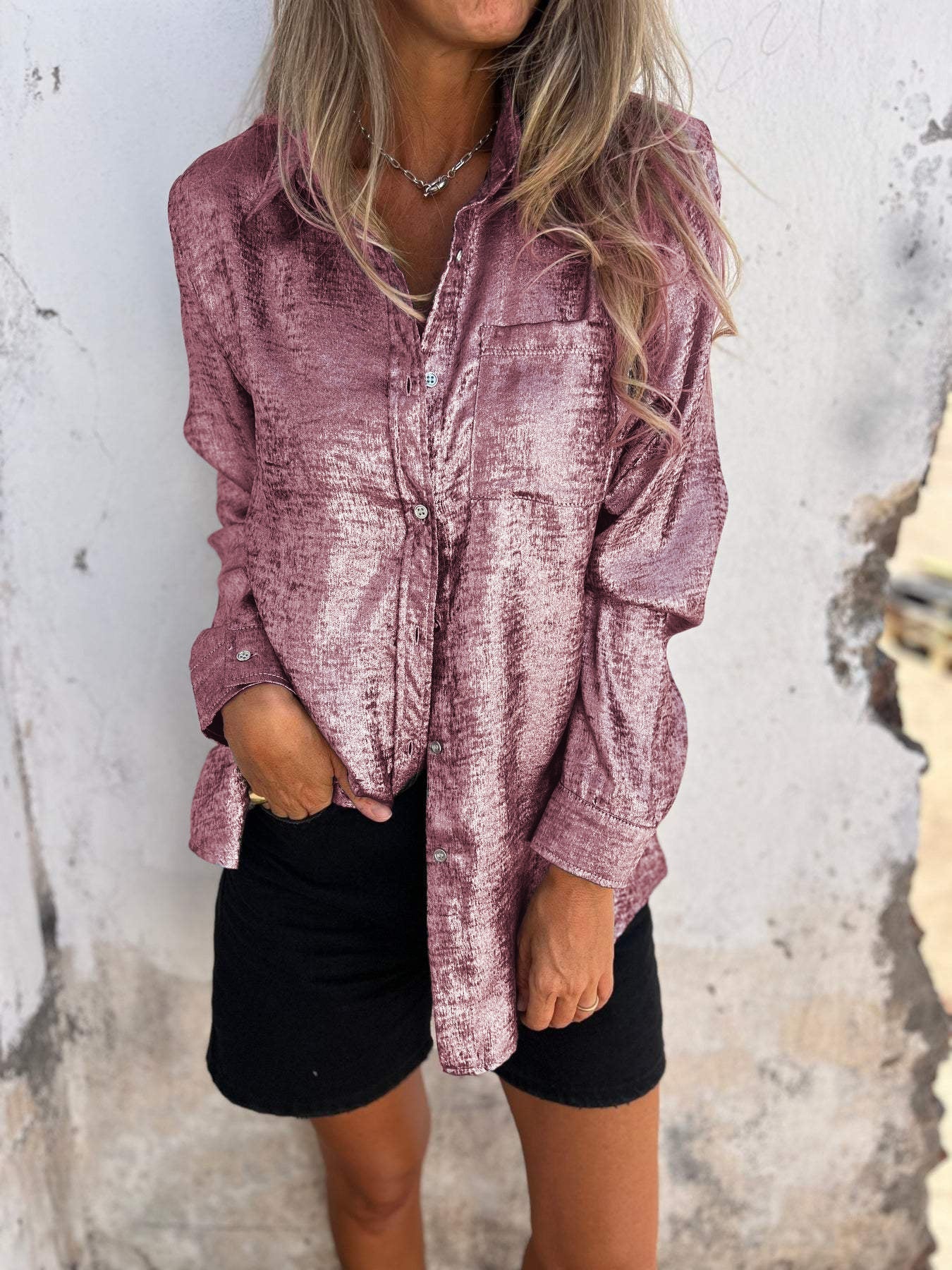 Dalia | Camisa Informal de Ante