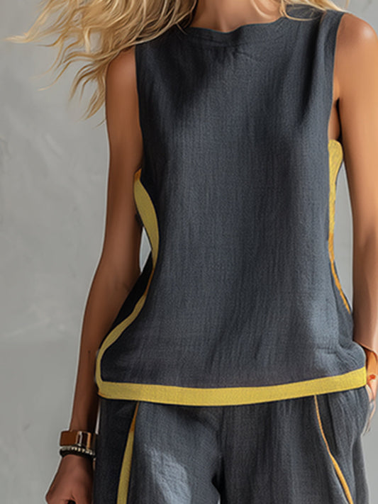 Leila - Conjunto elegante de dos piezas