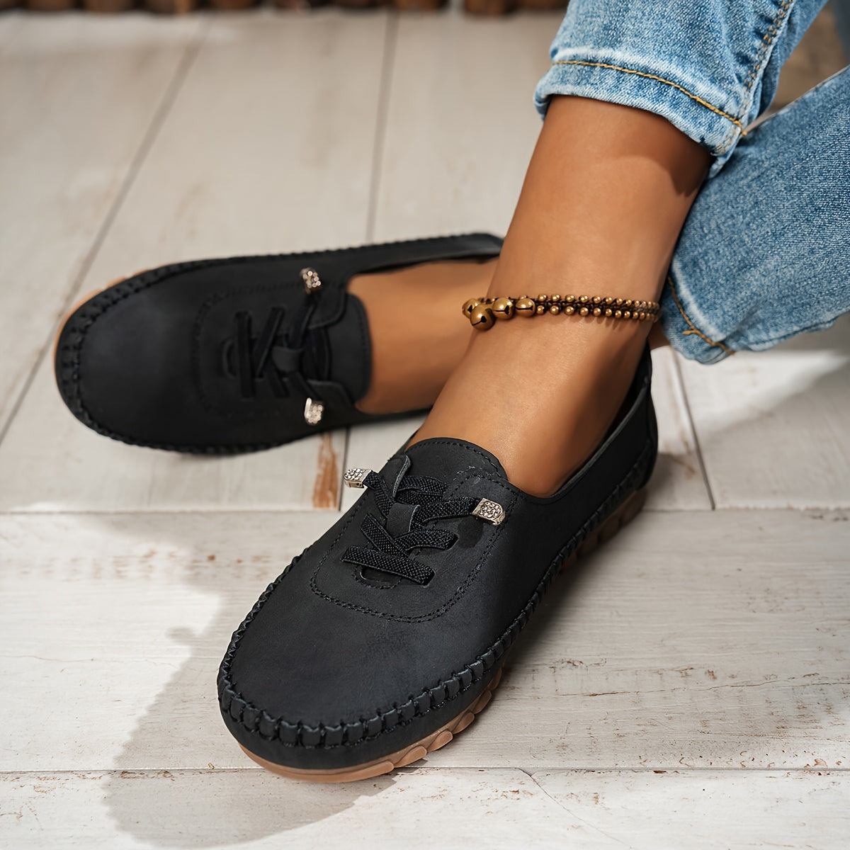 Ortensia™ | Mocasines Blandos con Soporte para Pies Sensibles