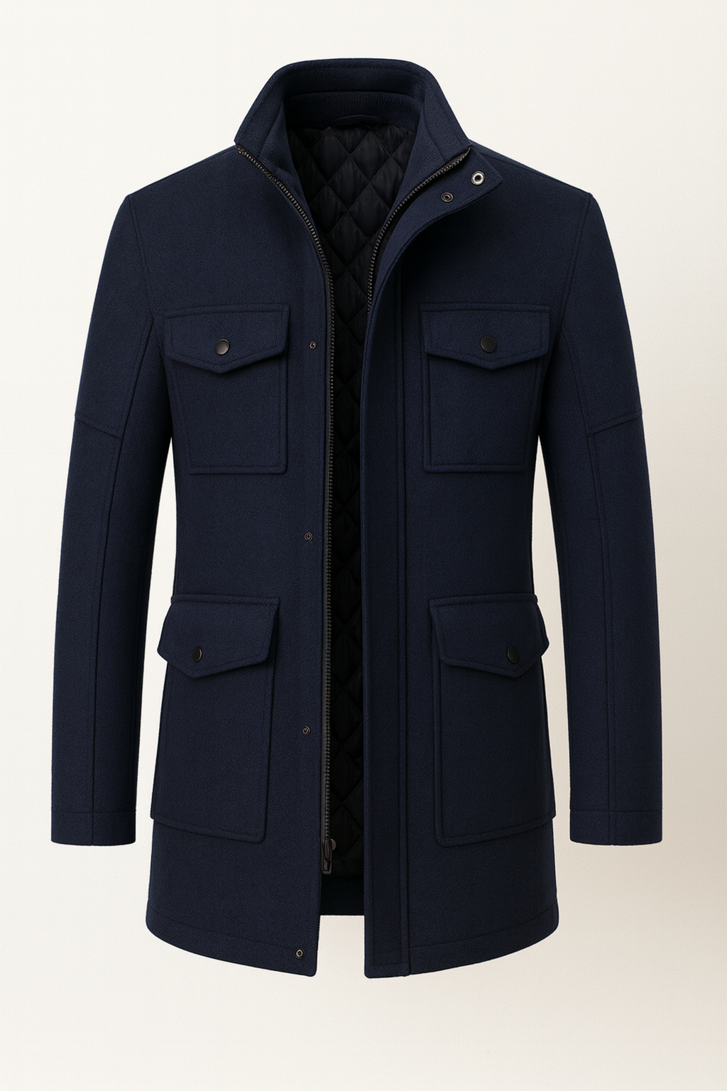 Levi | Abrigo de lana elegante
