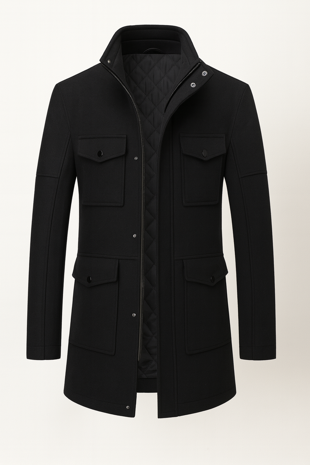 Levi | Abrigo de lana elegante