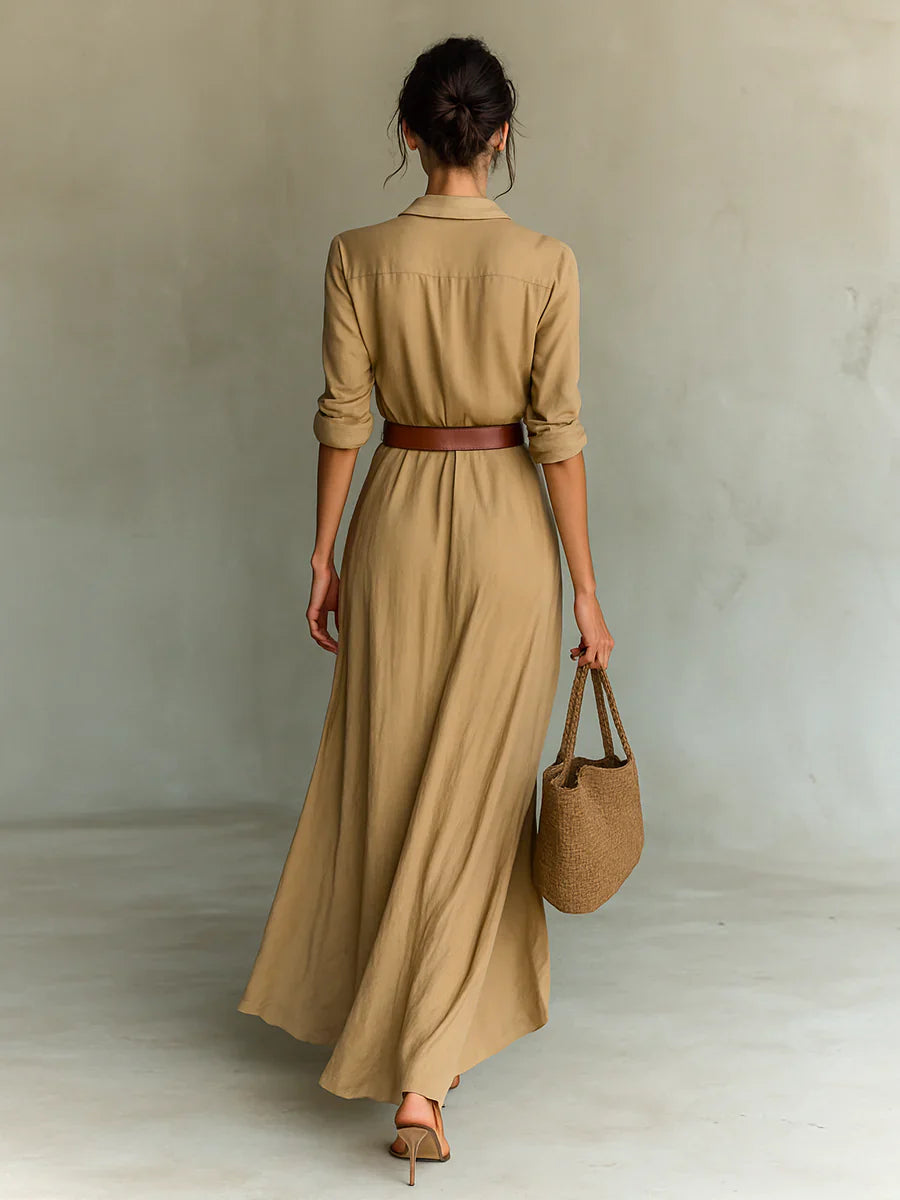 Nora | Vestido Camisero Largo