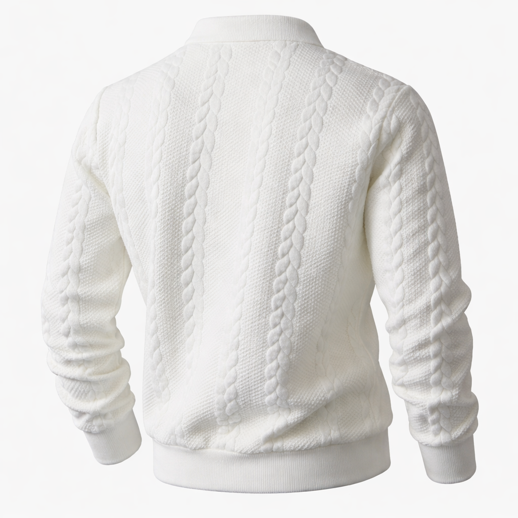 Luciano | Sweater con cierre medio