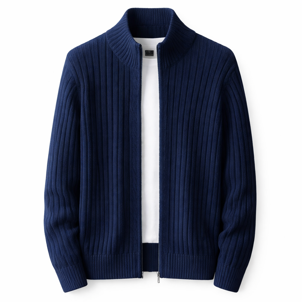 Leo | Sweater tejido con cierre