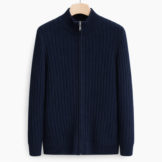 Leo | Sweater tejido con cierre