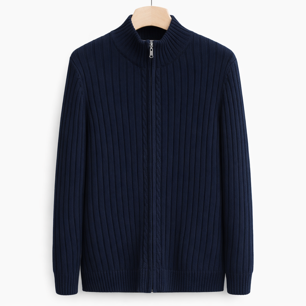 Leo | Sweater tejido con cierre