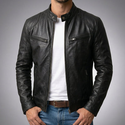 Chaqueta de cuero