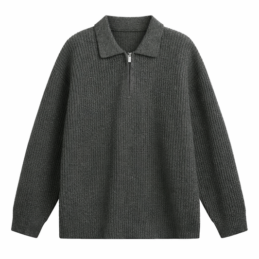 Tyler | Sweater con cierre medio