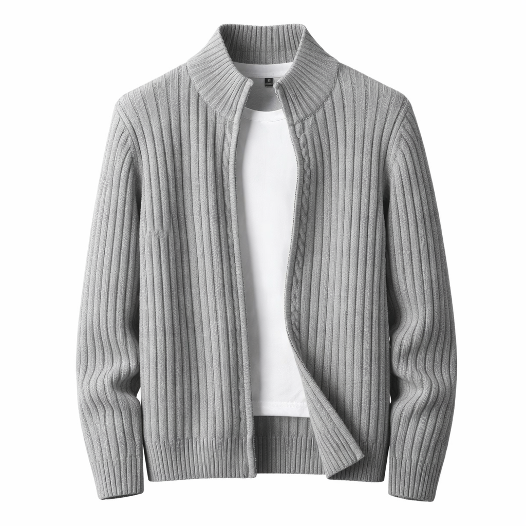 Leo | Sweater tejido con cierre