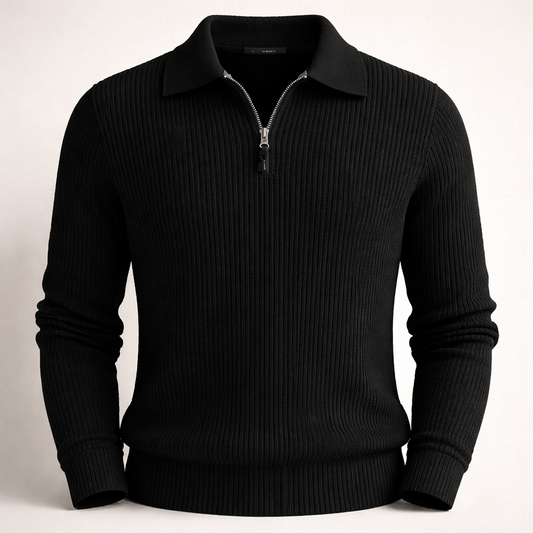 Monaco | Sweater con cierre medio