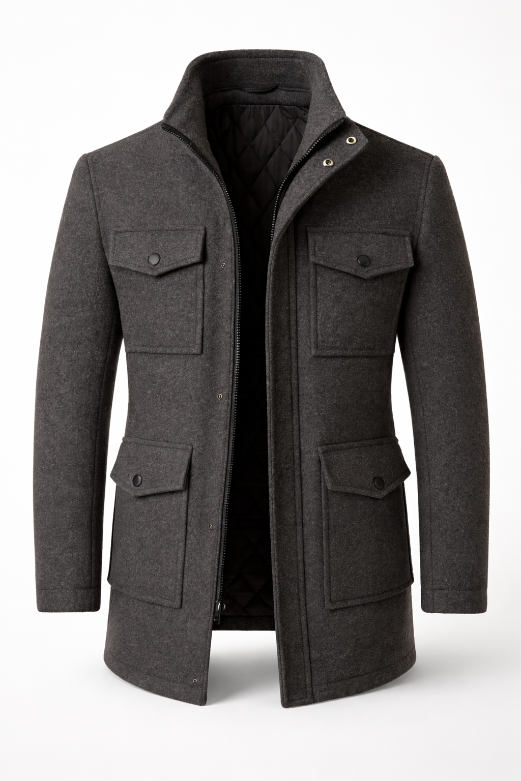 Levi | Abrigo de lana elegante