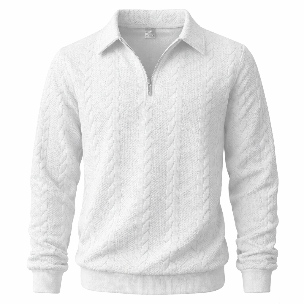 Luciano | Sweater con cierre medio