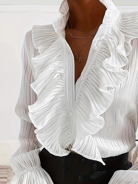 Lara | Camisa con Volantes