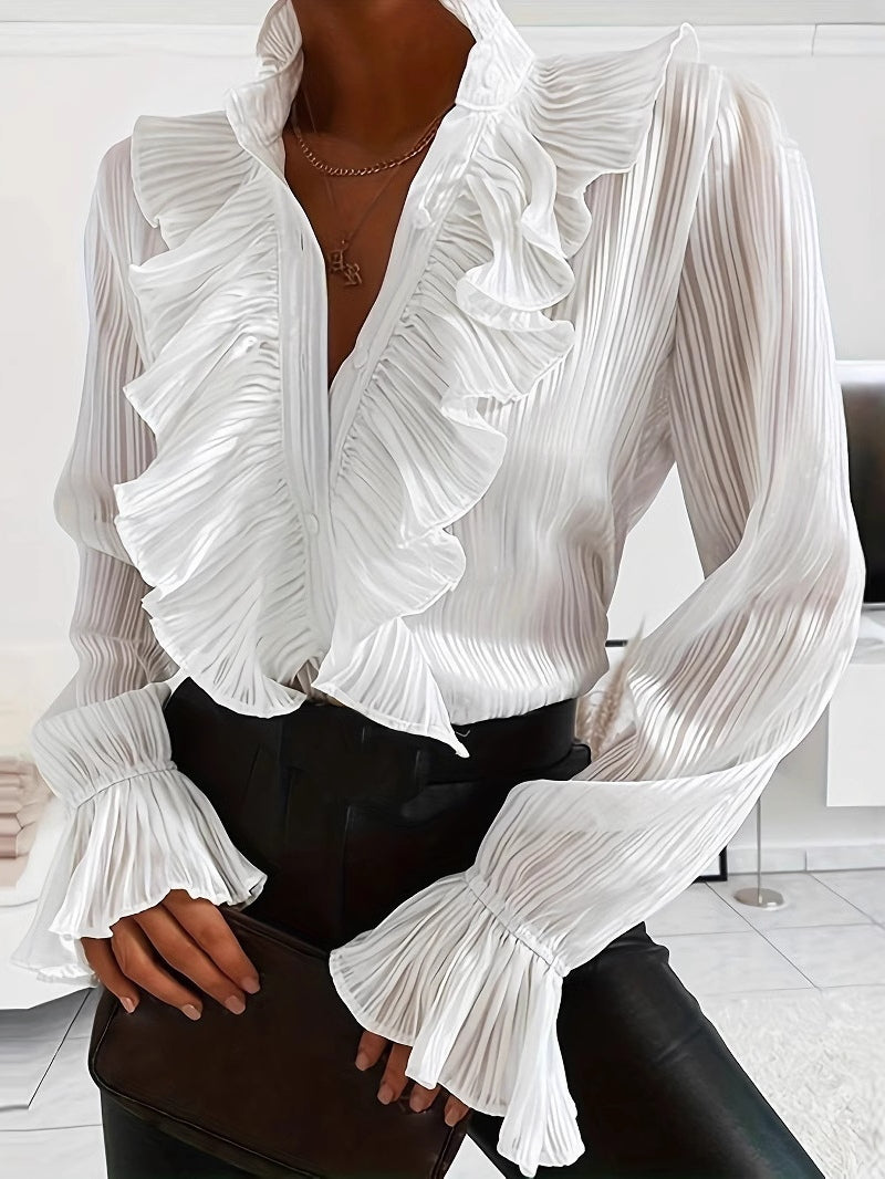 Lara | Camisa con Volantes