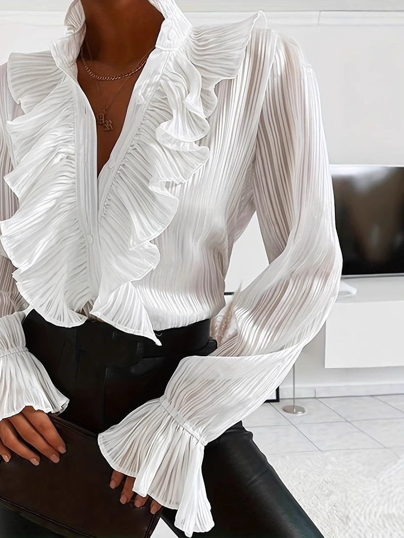 Lara | Camisa con Volantes