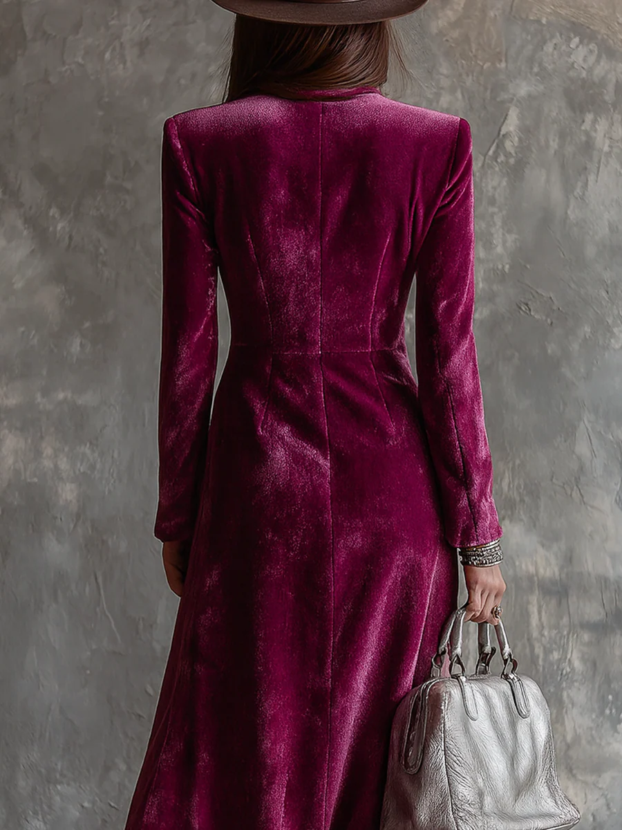 Mar | Vestido Blazer de Terciopelo