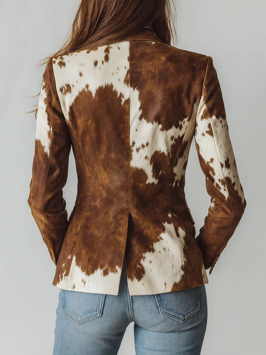 Vera | Chaqueta con Estampado Retro