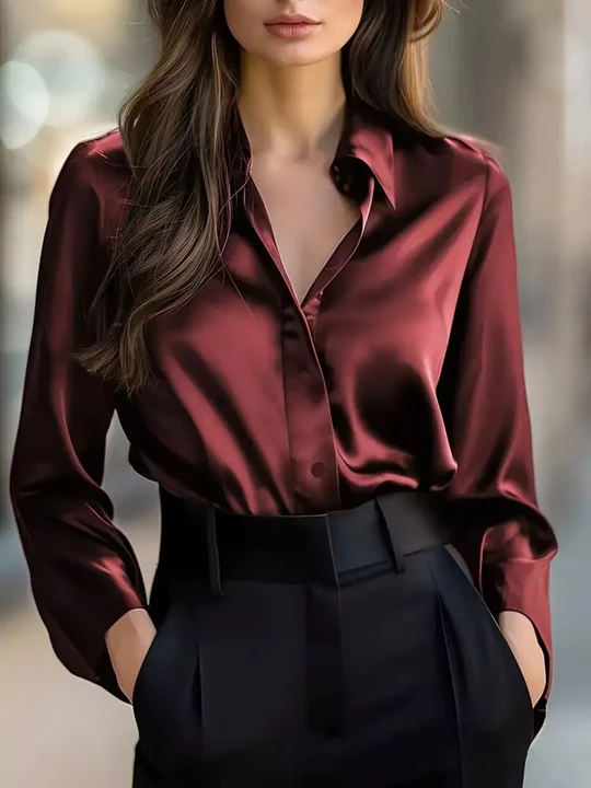 Teresa | Camisa Elegante de Manga Larga