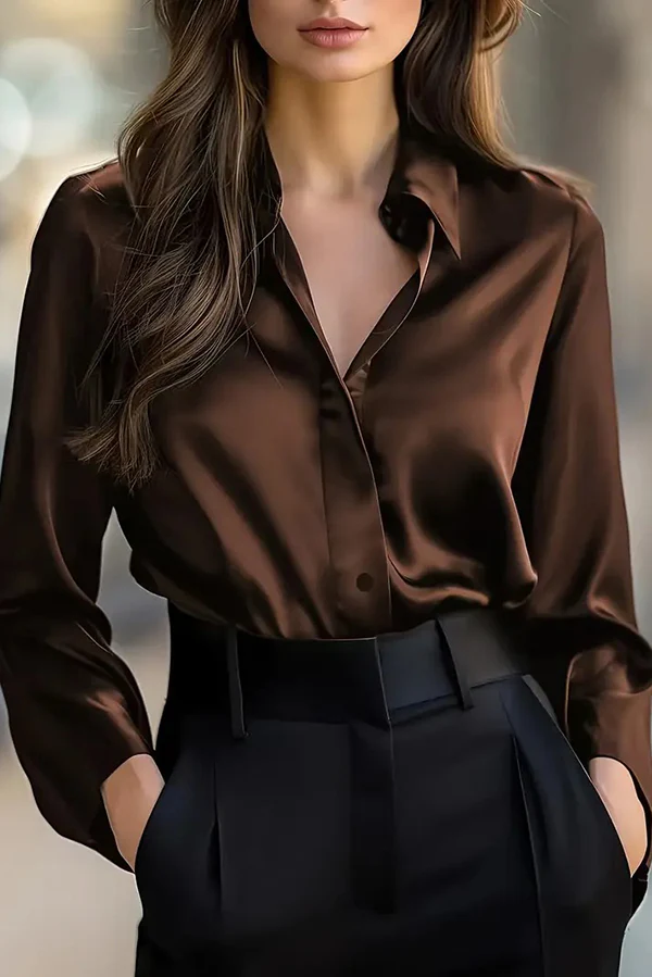 Teresa | Camisa Elegante de Manga Larga
