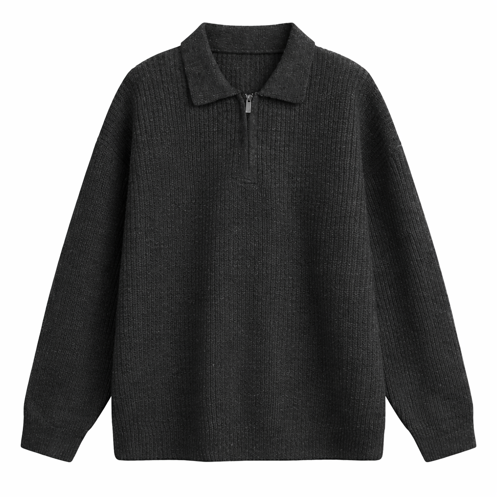 Tyler | Sweater con cierre medio