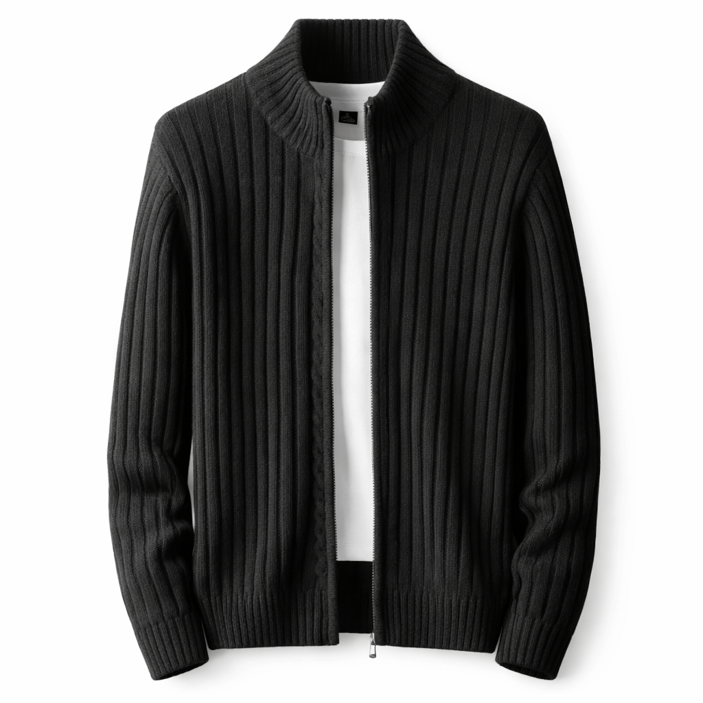 Leo | Sweater tejido con cierre