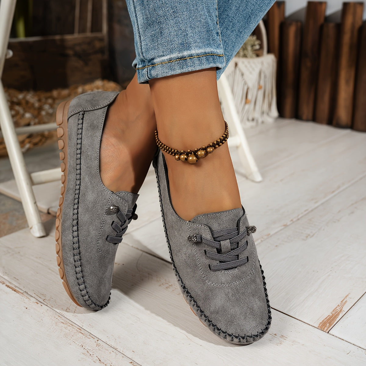 Ortensia™ | Mocasines Blandos con Soporte para Pies Sensibles