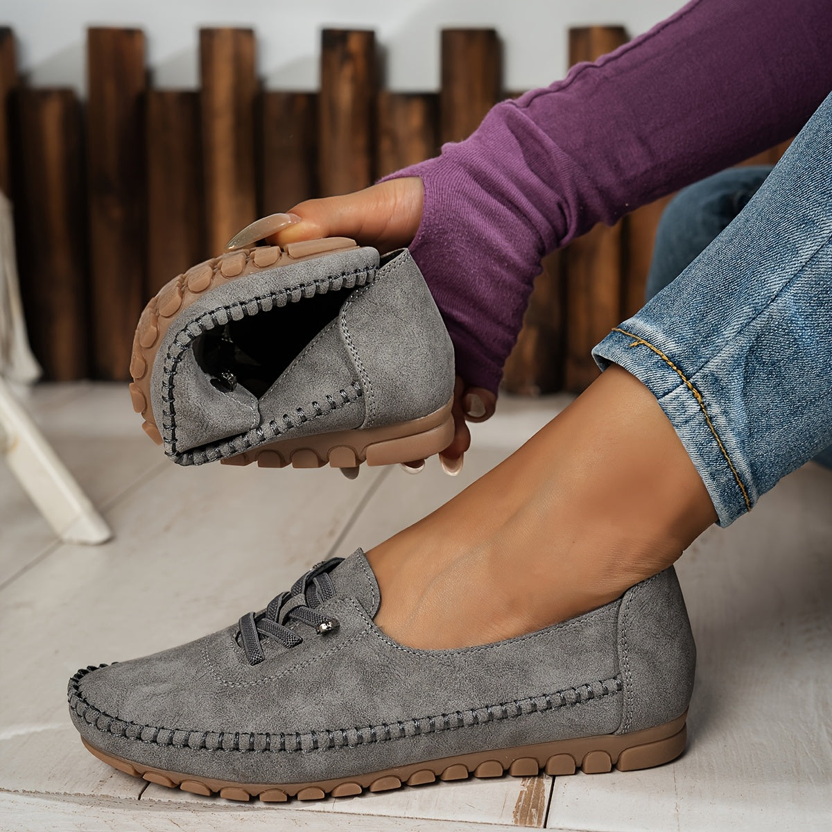 Ortensia™ | Mocasines Blandos con Soporte para Pies Sensibles