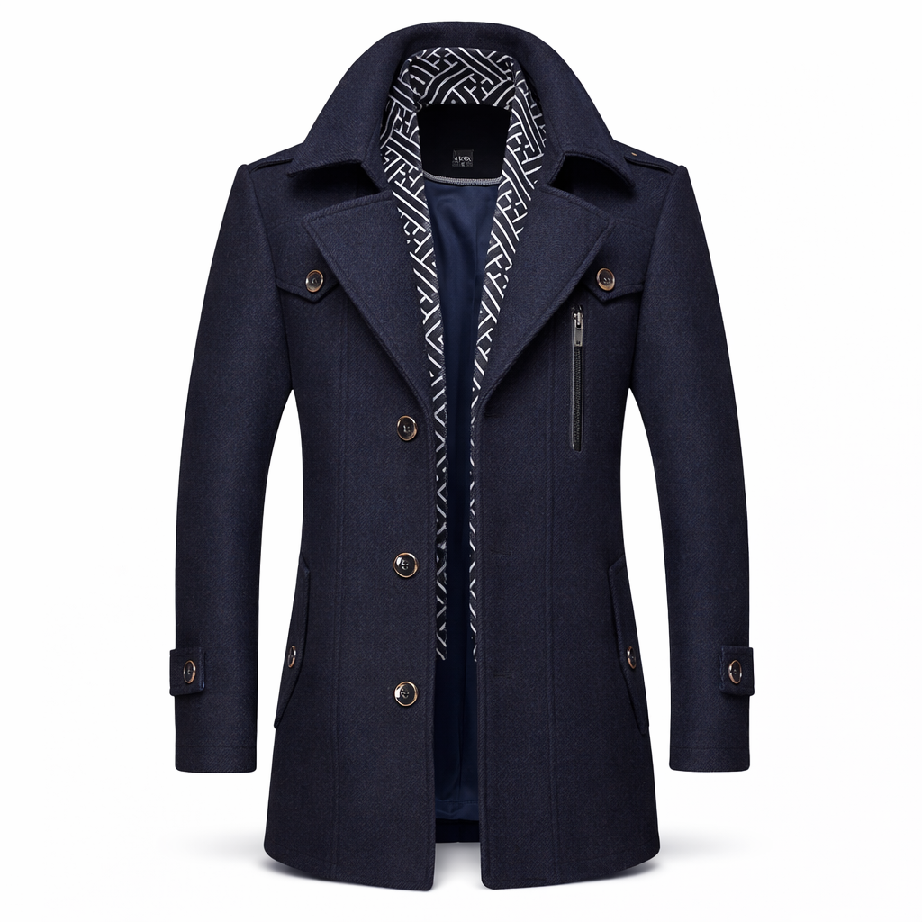 Edward | Sobrecamisa de lana elegante