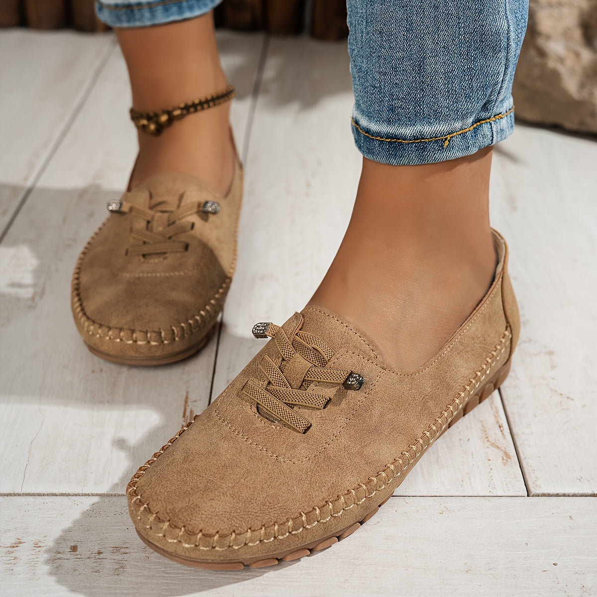 Ortensia™ | Mocasines Blandos con Soporte para Pies Sensibles