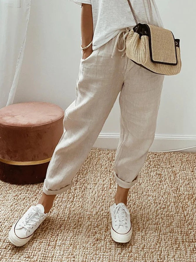 Paz | Pantalón con Cordón Ajustable