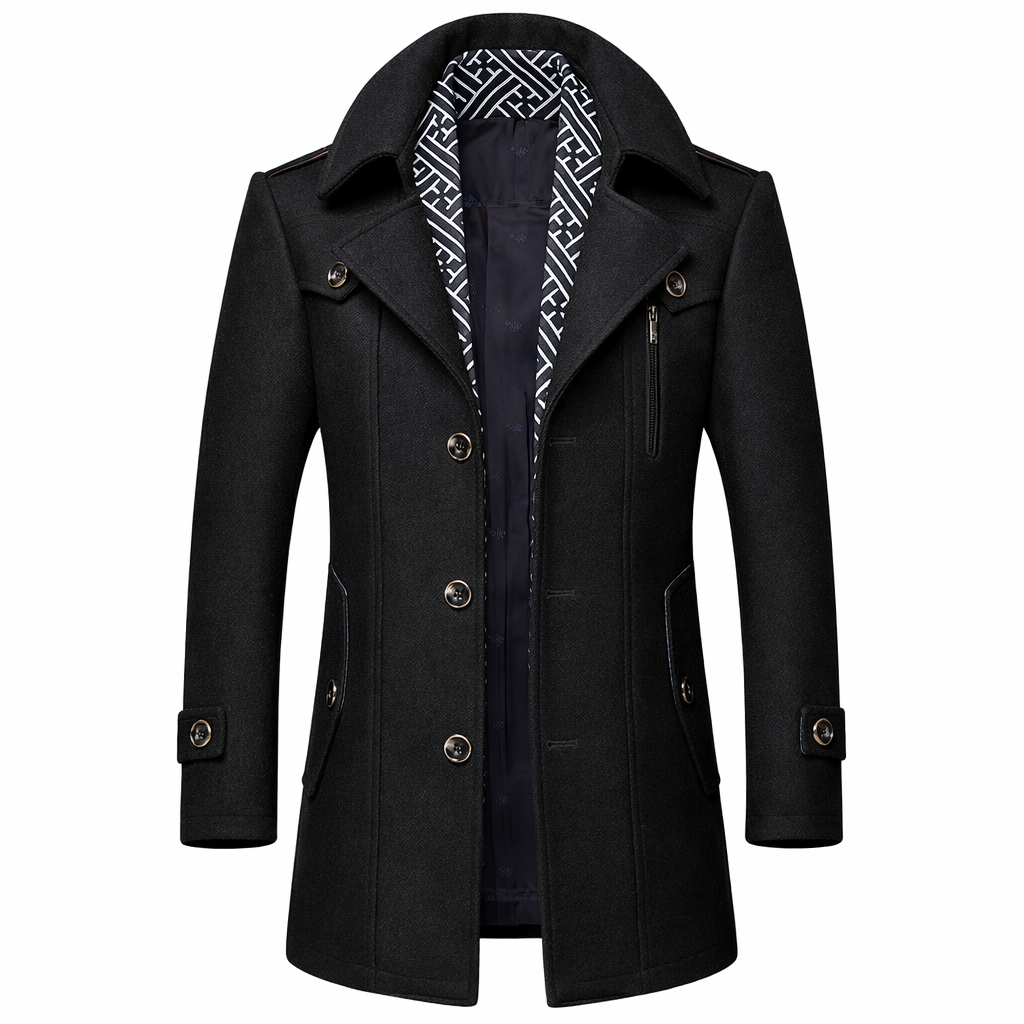 Edward | Sobrecamisa de lana elegante