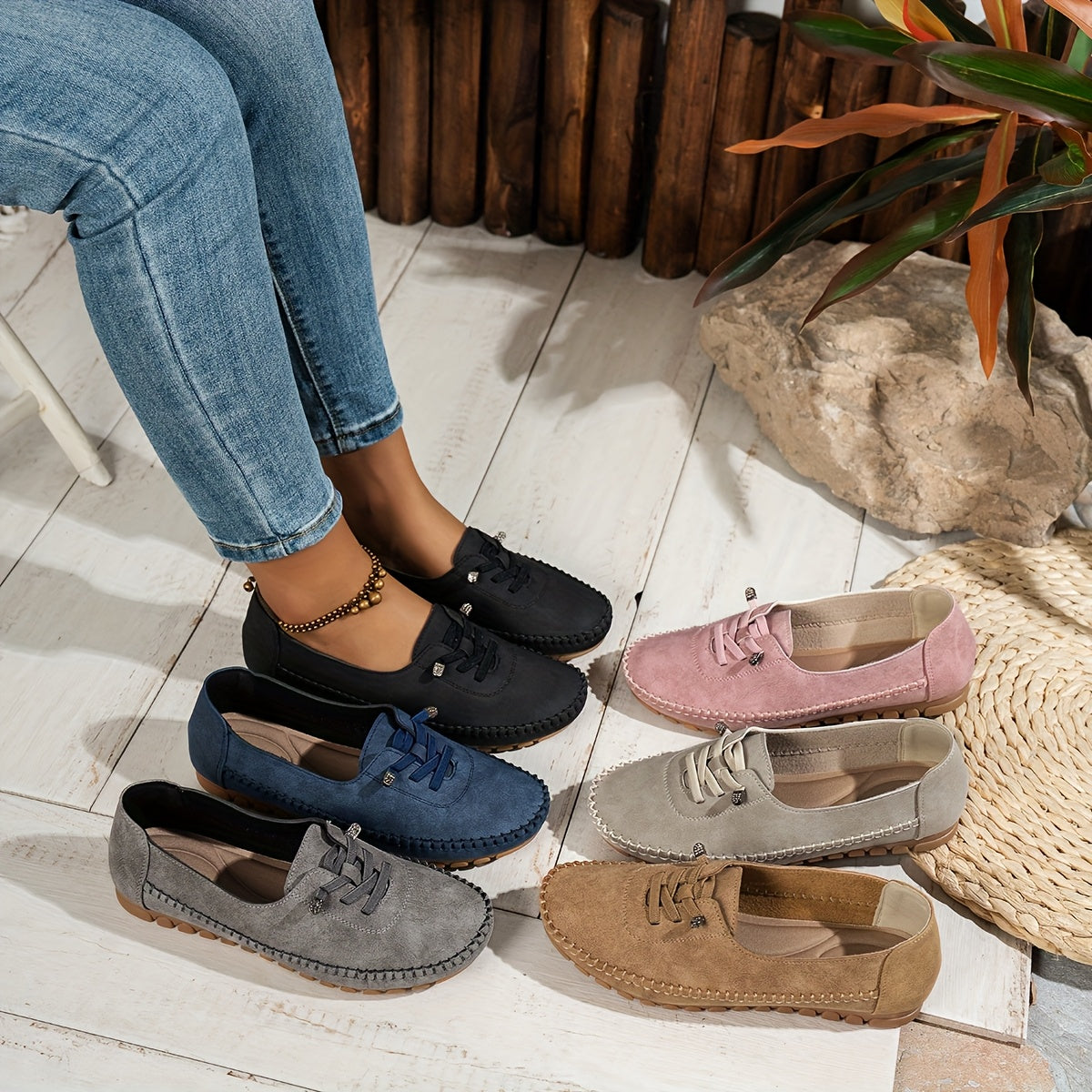 Ortensia™ | Mocasines Blandos con Soporte para Pies Sensibles
