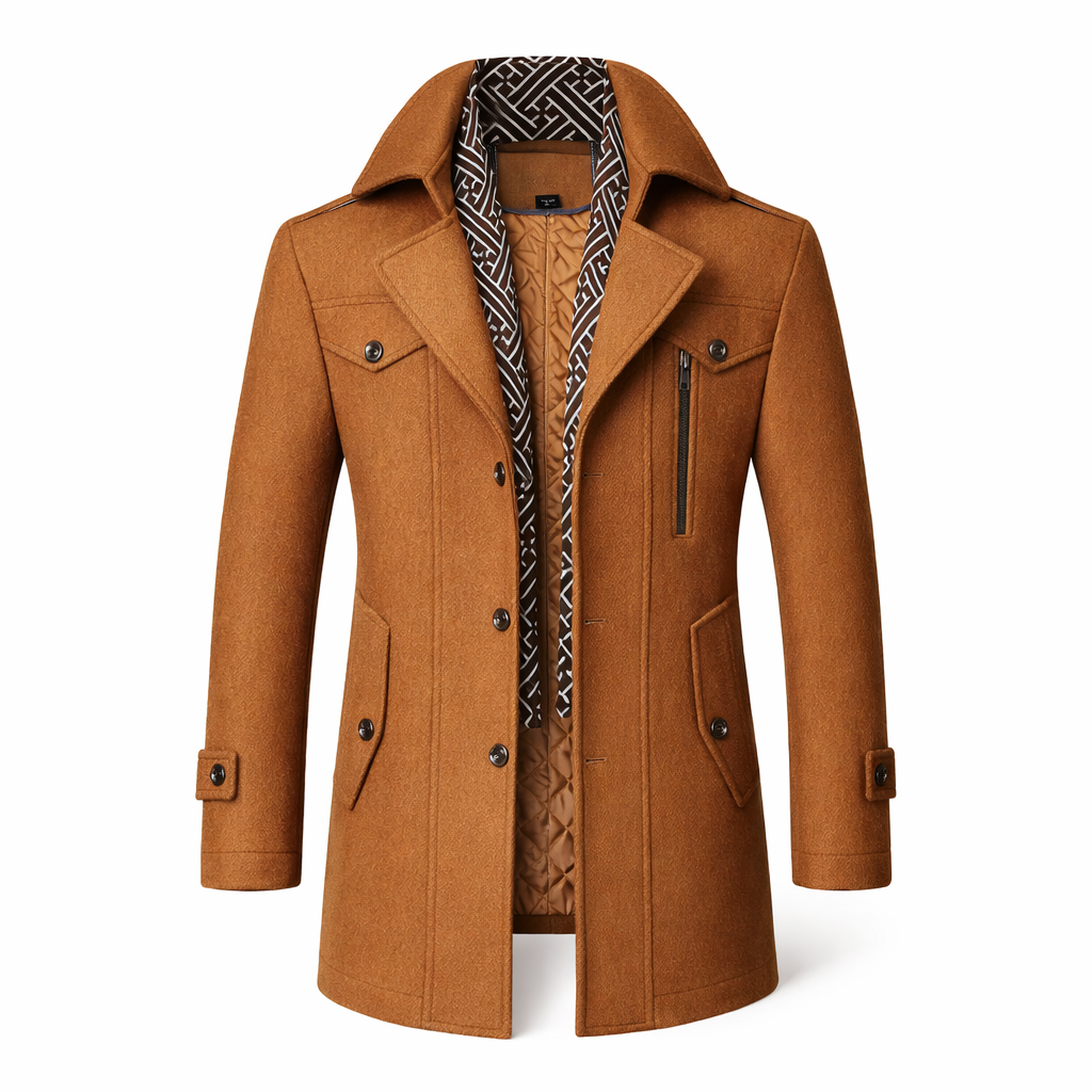 Edward | Sobrecamisa de lana elegante