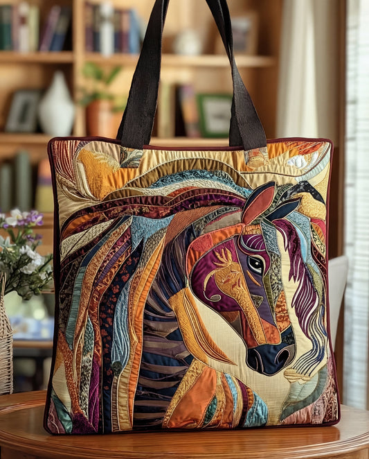 Bolso Artesanal “Caballo en Mosaico Multicolor”