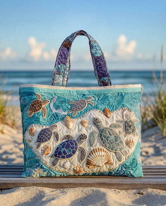 Bolso Artesanal Acolchado "Abrazo de Tortuga"