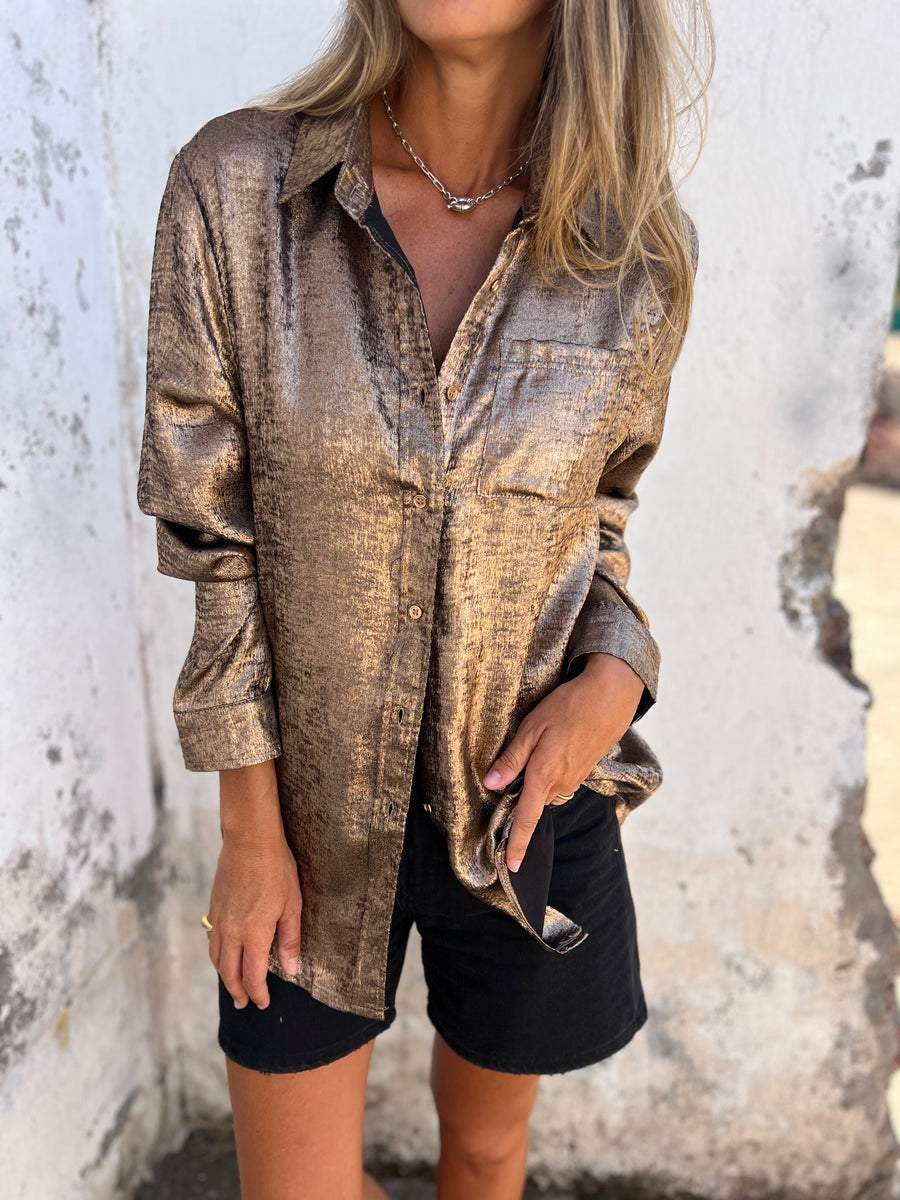 Dalia | Camisa Informal de Ante