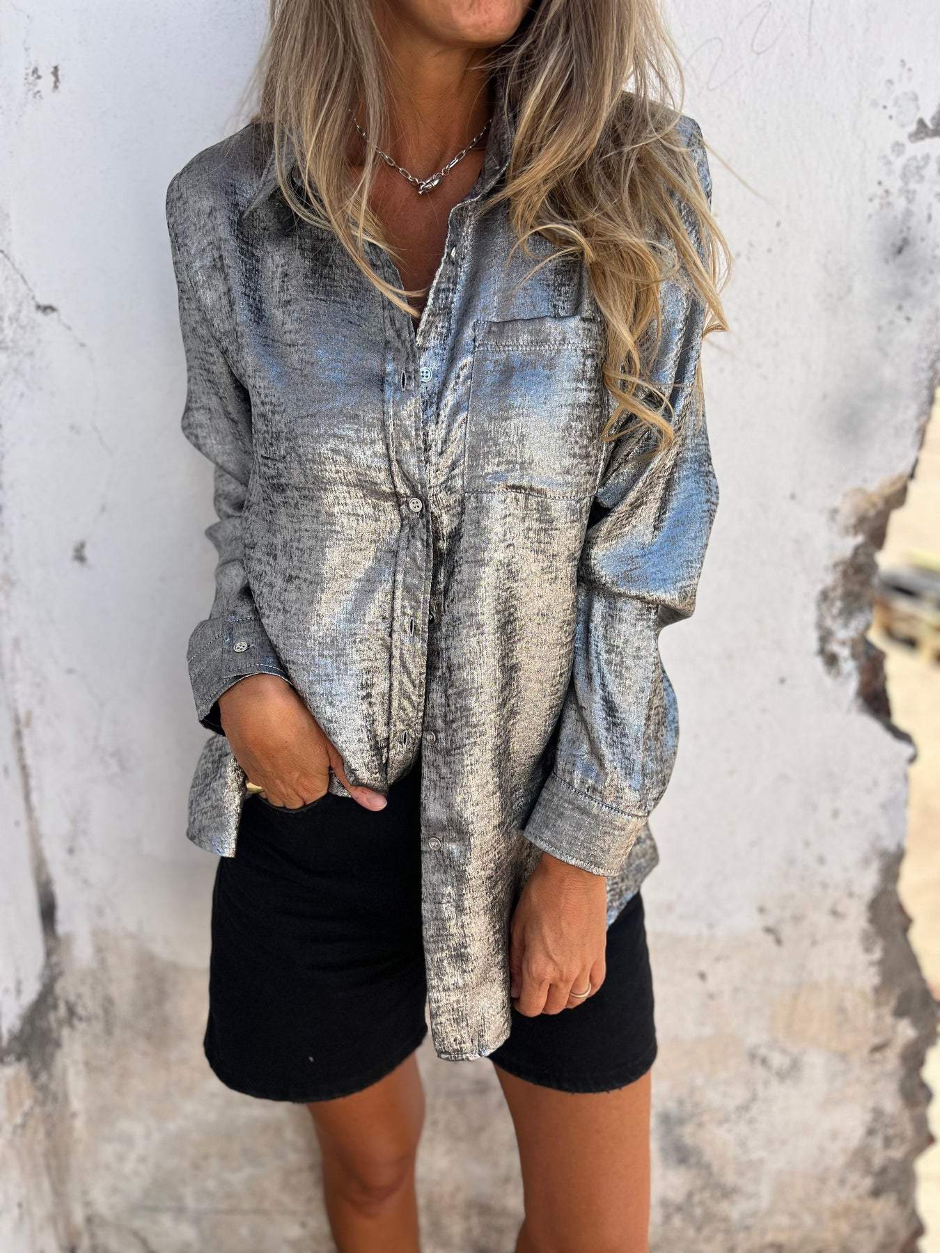 Dalia | Camisa Informal de Ante