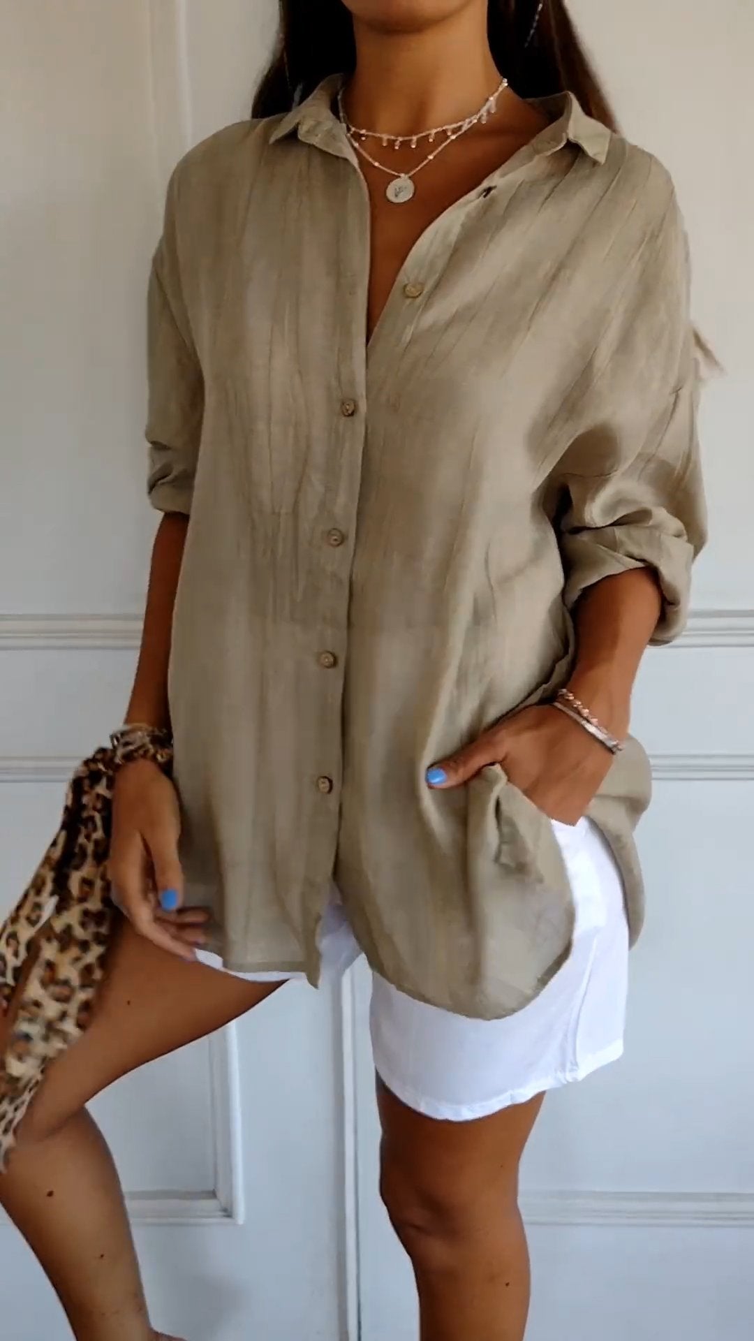 Adriana | Camisa Plisada